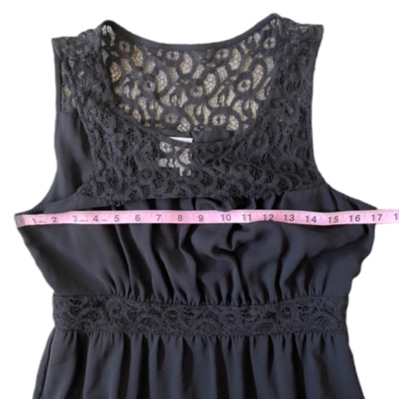 Anthropologie HD in Paris Black Sleeveless Dress Size 8 - Picture 4 of 7